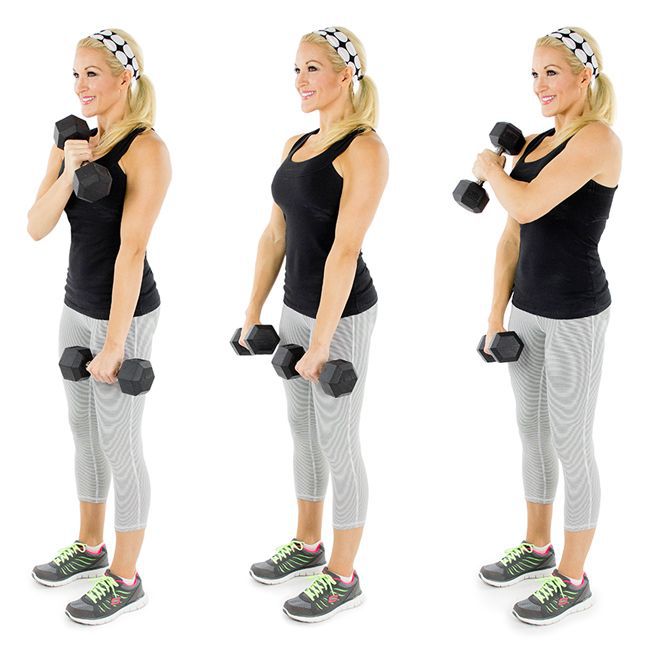 Exerciții pentru brațe subțiri și tonifiate